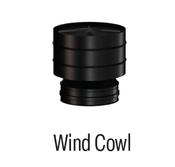 Solinox 130 Twin Wall Black ANTI-WIND COWL