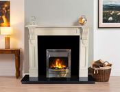 54" William Ivory Pearl Fireplace image