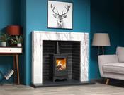 Allora Mantel Lilac Marble 51" Veined Marble Surround
