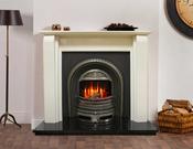 54" Munich  Perla White Fireplace image