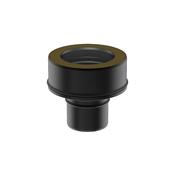 Solinox 130 Twin Wall Black START OFF INCREASER (FROM 80mm SINGLE TO 130mm TWIN WALL)