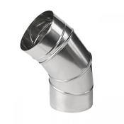 6" 0-90 Degree SS ADJ Flue Pipe (MI System 1)