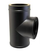 Convesa 150 90 DEGREE TEE PIECE TWIN WALL PIPE BLACK
