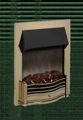 Dimplex Dumfries Antique Brass 3D Electric Inset Fire image