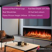 Ellere Vista 180 3 Sided Electric Fire image
