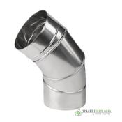 5" 0-90 Degree SS ADJ Flue Pipe (MI System 1) image