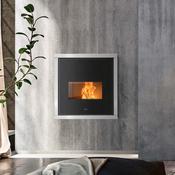 Klover Pfp 160 Glass &amp; Frame Inset Pellet Boiler