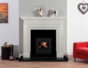60" Shelbourne  Perla White Fireplace image