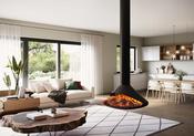 Onyx Orbit Suspended Fire