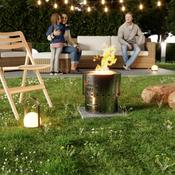 Fire Pit Henley Halo Silver 35cm x 35cm image