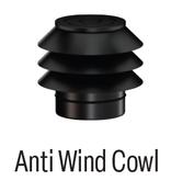 Solinox 130 Twin Wall Black WIND COWL image