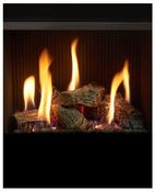 Gazco Logic HE - Log, Conventional Flue, Nat Gas - Slide Control image
