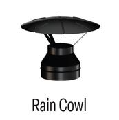 Solinox 150 Twin Wall Black RAIN CAP image