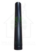 Save 5" 1000mm Matt Black Vitreous Enamel Flue Pipe image