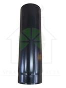 Save 5" 1000mm Matt Black Vitreous Enamel Flue Pipe With Door image