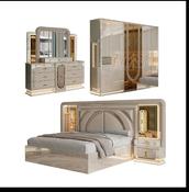 Modern Luxury Wooden Upholstered Bedroom Set – Custom Made Bedroom Furniture