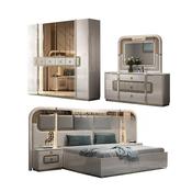 Modern Luxury Wooden Upholstered Bedroom Set – Custom Made Bedroom Furniture