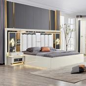 Modern Luxury Wooden Upholstered Bedroom Set – Custom Made Bedroom Furniture