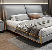 Custom Leather Bed Frame – Made to Order image