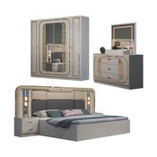 Modern Bedroom Set – Custom Made Bed, Dresser &amp; Nightstands