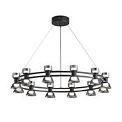 Smoked Glass LED Chandelier – Ring &amp; Linear Options