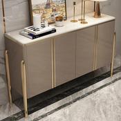 Factory Direct Modern Simple Side Cabinet Unit for Small Apartments - Marble Side Cabinet for Living Room image