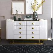 Light Luxury and Simple North American Small Family Marble Porch Ark's Household Side Cabinet
