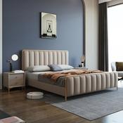 Custom Leather Bed Frame – Made to Order image