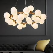 Nordic Bubble Glass Ring Chandelier – 3 Sizes