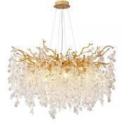 Luxury Branch Drop Chandelier – Glass Leaf Design