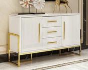 ZQMeal side cabinet featuring a sleek painted finish, ideal for living rooms or dining areas. This multifunctional cabinet serves as a tea cabinet, locker, or entrance storage solution with a simple yet stylish design
