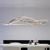 Sculptural Wave LED Ceiling Light