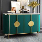 Italian Modern Design Dining Room Buffet Sideboard Home Furniture Wooden Luxury Marble Top Living Room Sideboard Cabinet