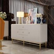Simple Sideboard Cabinet – Small-Sized Multi-Function Storage for Restaurant, Hall, and Entrance, Wooden Cupboard Design