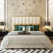 Custom Leather Bed Frame – Made to Order image