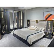 Modern Luxury Upholstered Bedroom Set – Custom Made Bed, Dresser &amp; Nightstands
