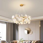 Luxury Gold Branch LED Chandelier – Artisan Leaf Design