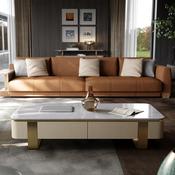 Custom Made Luxury Marble Coffee Table