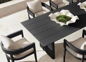 Luxury Outdoor Aluminum Dining Set – Nordic Villa Garden Table with Chairs – Custom Made