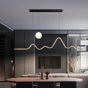 Modern Wave LED Pendant Light for Dining &amp; Living