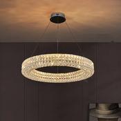 Crystal Flush Ceiling Light – Luxury Round LED Fixture