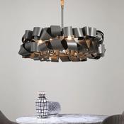 Ribbon Art Chandelier – Luxury Metal Pendant Light