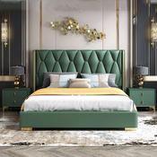 Custom Leather Bed Frame – Made to Order image
