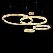 Grand Multi-Tier Crystal Chandelier - Elegant Ceiling Fixture image