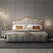 Custom Leather Bed Frame – Made to Order image