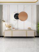 Italian Style Post Small House TV Unit image