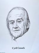 Prionta – Portráid Cyril Cusack – Leathanach A3