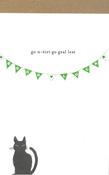 Go n-éirí go geal leat / Good luck – Cat dubh