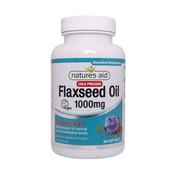 Natures Aid Flaxseed Oil 1000mg Extra Fill | Buy Online in Ireland| Buy Online in Ireland image