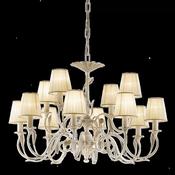 Greta chandelier 8+4 light image
